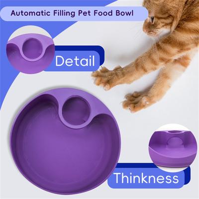 Automatic Filling Pet Food Bowl For Small Dogs And Cats, Pet Food Safety Bowl Pet Supplies