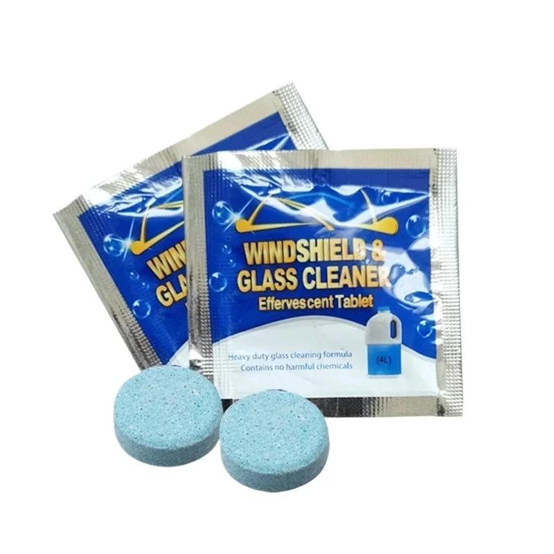 Powerful Car Window Cleaner Tablets – Concentrated Effervescent Formula for Windshield & Wiper Glass