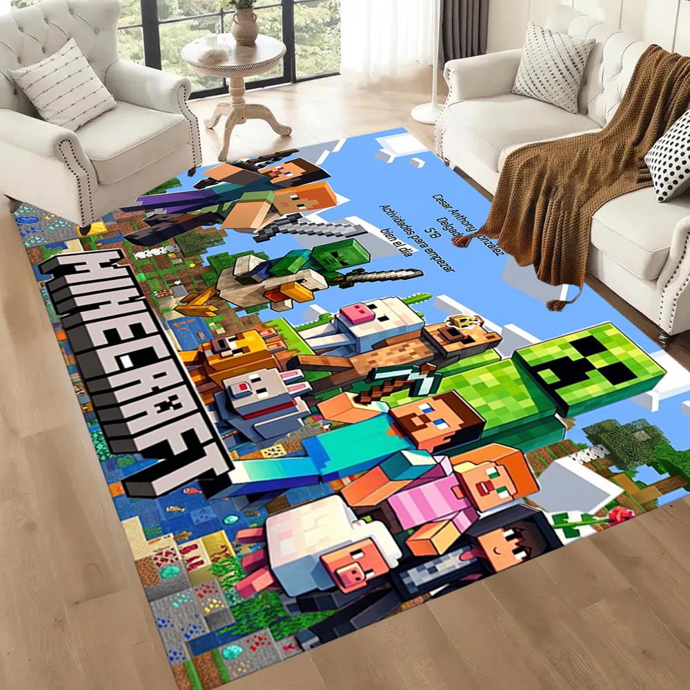 Minecraft 306 Floor Rug Office Rug Suitable for Decorate room Outdoor Dormitory Entryway Antislip Carpet Office home decor