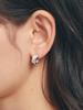 Getmebling [Silver 925] Double Wave Earrings