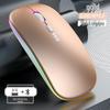 OLOEY Rechargeable Bluetooth Silent Mouse with LED and Battery Display