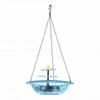 Solar Cascade Hanging Bird Bath Fountain Outdoor Solar Powered Cascade Fountain Bird Bath for Garden Backyard Patio Lawn