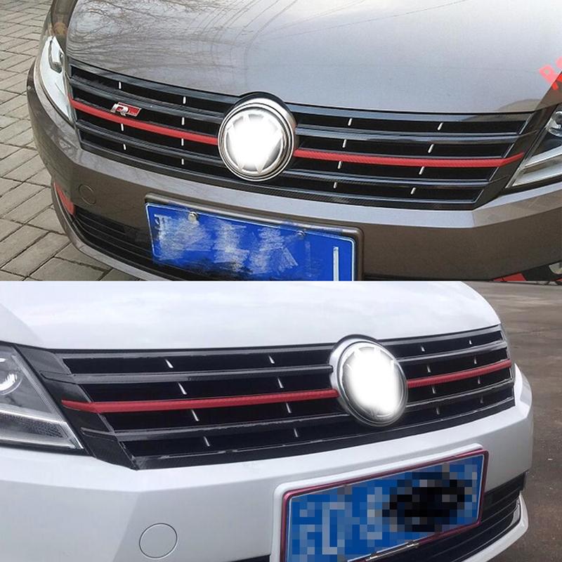 For Volkswagen VW CC 2013-2018 Intake grille Control Panel Door Handle Carbon Fiber Stickers Decals Car styling Accessorie