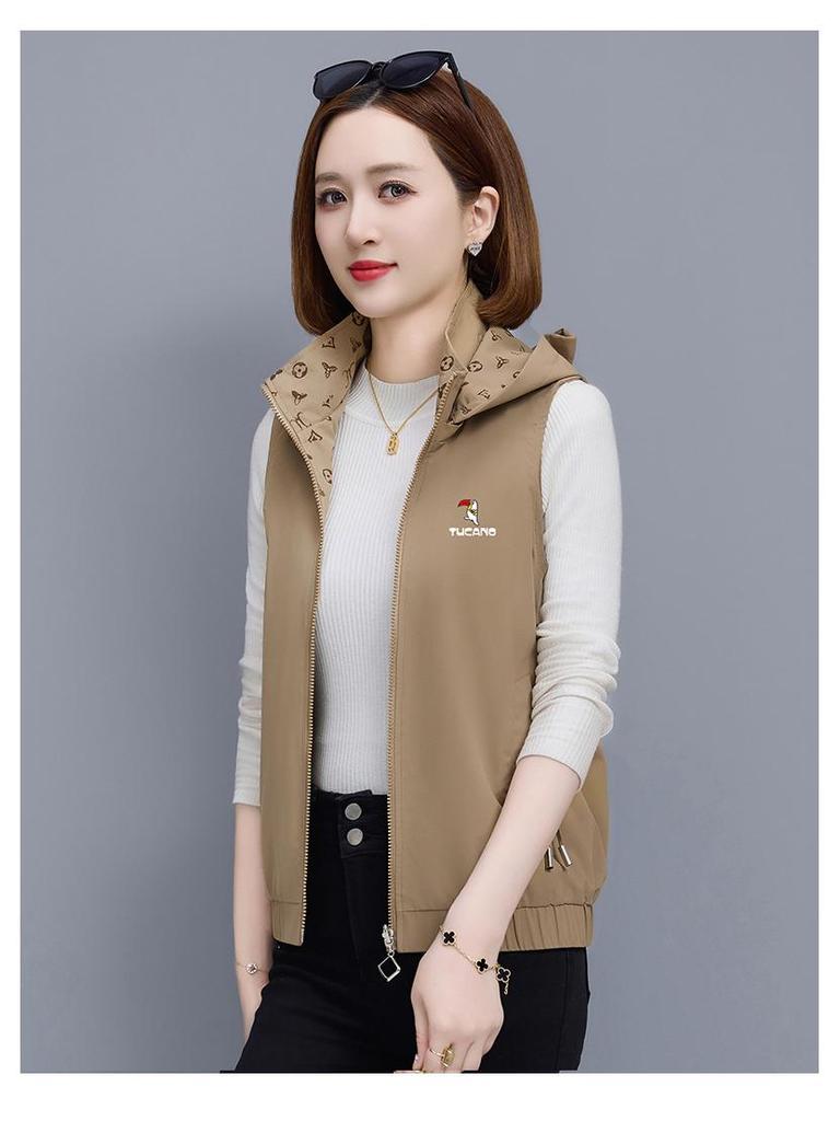 Woodpecker Women's Fashionable Sleeveless Vest - Spring/Autumn 2024 Collection