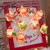 Christmas LED Light Decorations Santa Claus Snowman Christmas Tree Light Strings Festival Lanterns Gift Party Indoor Outdoor Festive Atmosphere