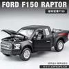 1:32 Ford Raptor F150 Pickup Geländewagen Diecast Metalllegierung Modellauto Sound Licht Rückzug Sammlung Kinderspielzeug Geschenke A188
