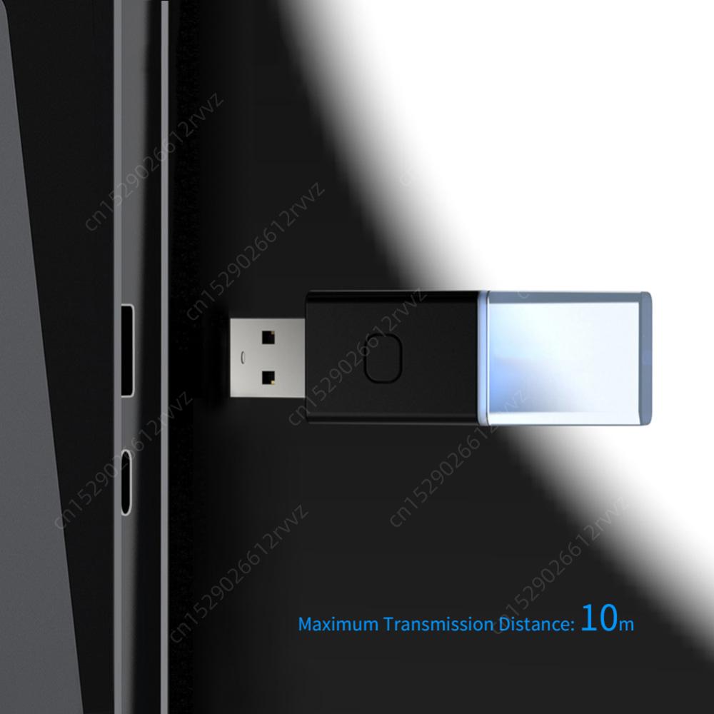 For Nintendo Switch USB Receiver for Xbox One S/X Wireless Game Controller Bluetooth-compatible 5.0 Dongle Adapter for PS4/5