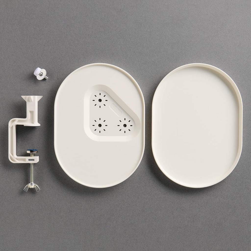 Clover Craft Tray with Clamp White Craft Tray CL57-658