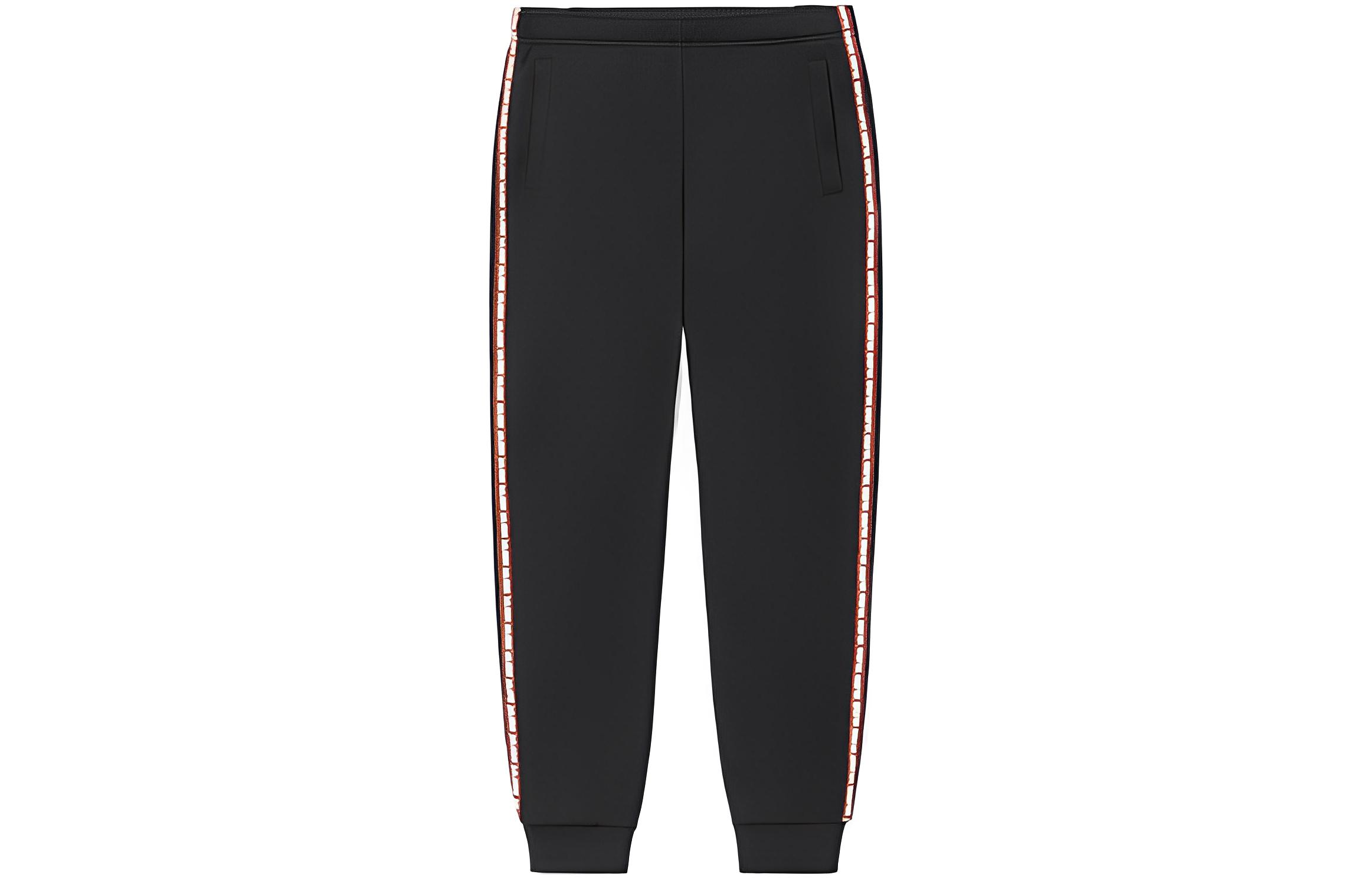 Li Ning BADFIVE Knitted Sweatpants Women s Black Moderate Cuffed Pants AKLR756-1 M