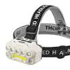 Portable USB Rechargeable Multifunctional Headlamp for Outdoor and Household Use