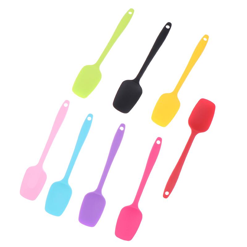 1Pc Silicone Cream Baking Scraper Thicken Cake Spatula Mixing Batter Scraper Non Stick Butter Mixer Kitchen Cooking Tool