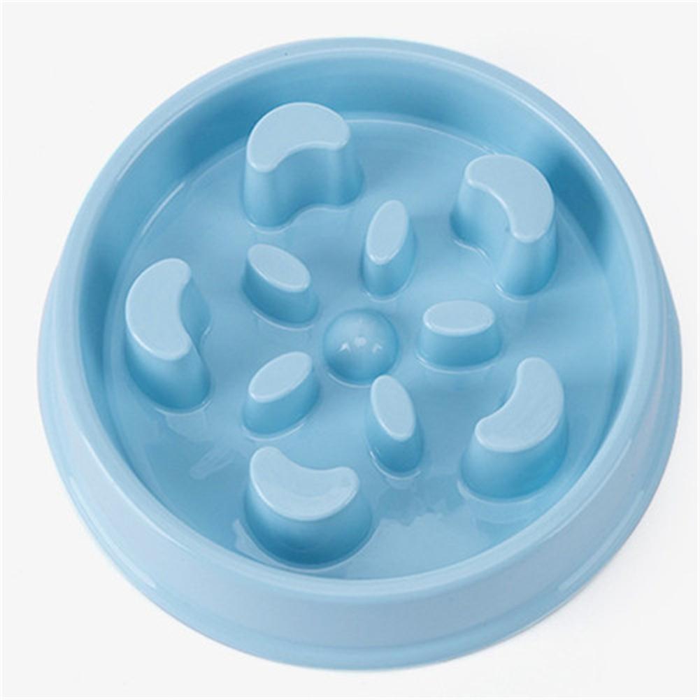 Pet Slow Eating Dog Bowl Slow Feeder Dog Food Bowl Hard Plastic Dog Slow Feeder Cat Pet Feeder Non Slip Anti Gulping Feeder Bowl