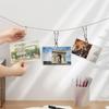 Stainless Steel Hanging Clips with Hooks for Windproof Clothes Drying and Bathroom Organization