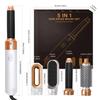 5-in-1 Multi-Function Hair Styling Tool: Hot Air Comb, Dual-purpose Hair Dryer, Straightener, Curling Iron