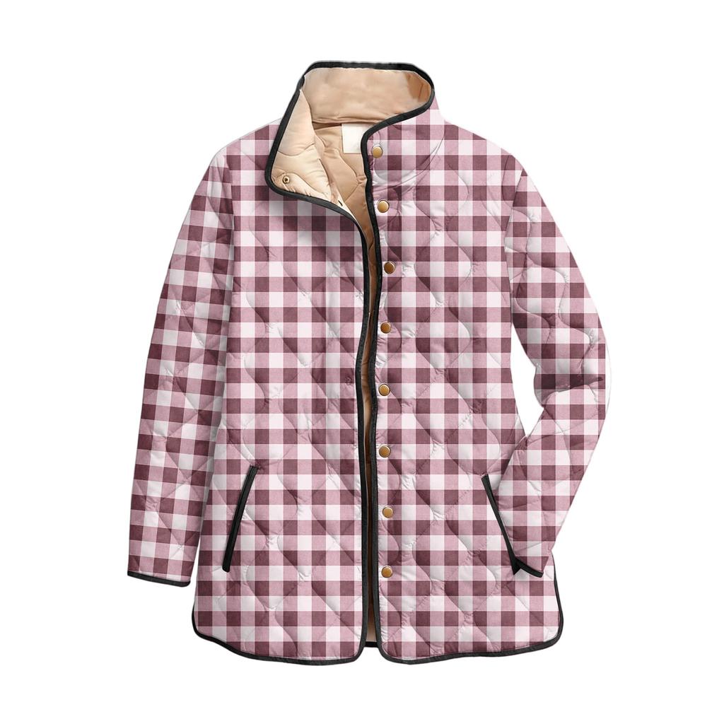 Dámská bavlněná bunda s květinovým potiskem, stojáčkem, plisováním, dlouhým rukávem a zapínáním na knoflíky