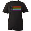 Star Warriors Pride Flag T-shirt Lightsaber Rainbow LGBTQ Top Men's Gift Tee