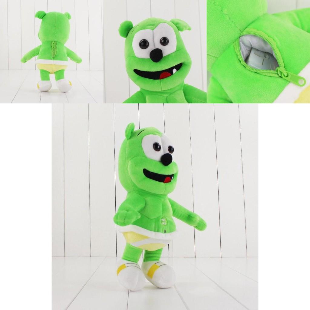 Affascinante Orsetto Gommoso Cantante Peluche Ultra Morbido Tessuto di Cristallo Animale di Peluche Regalo