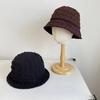 Internet Celebrity Pleated Seersucker Fisherman Hat Children Spring and Autumn Ins Retro Fashion Versatile Texture Basin Hat