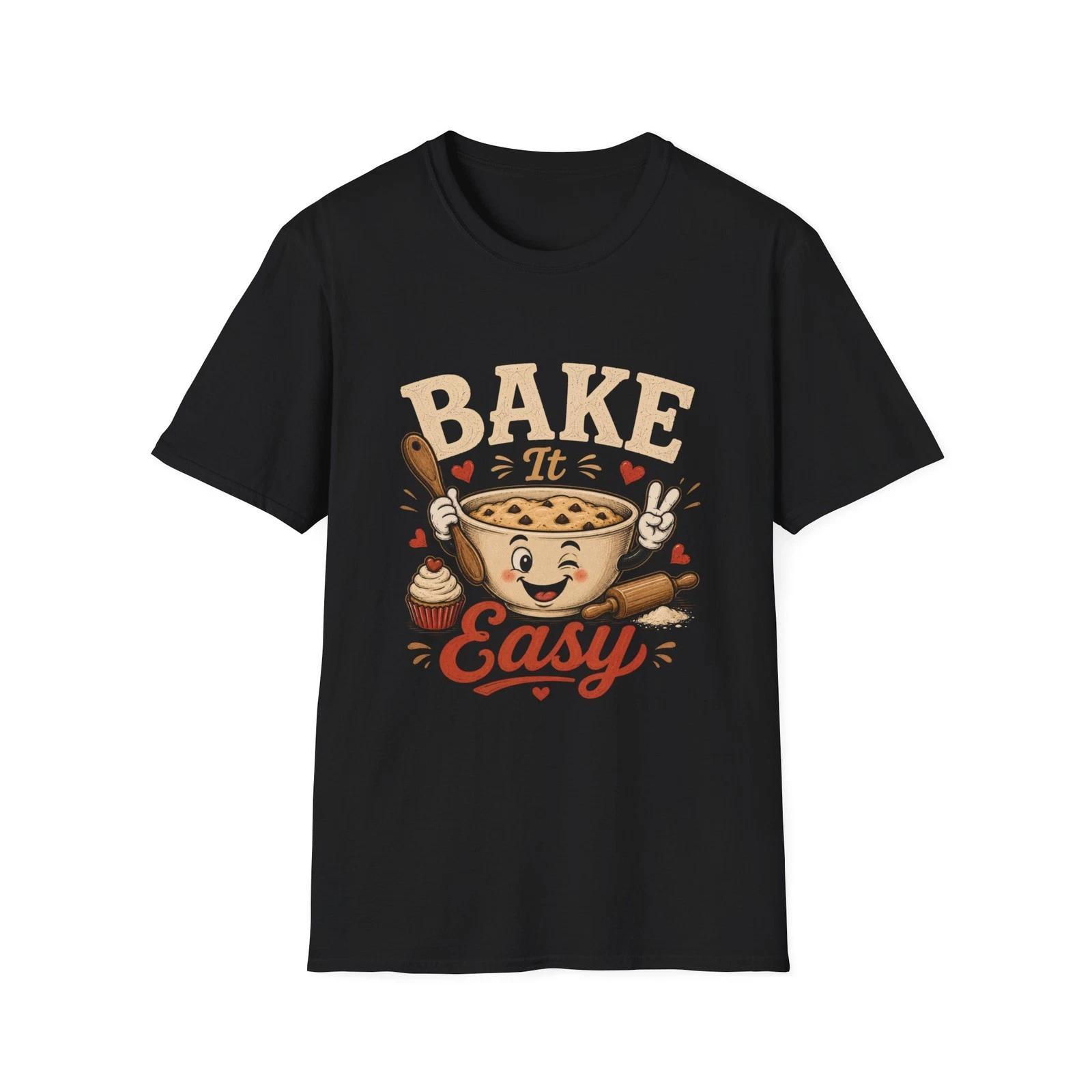 Bake It Easy Children s Children s T Children s T-shirt | Cute Baking Bowl Novelty Gift Tee 160