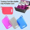 5Pcs PP Plastic Trading Card Box Baffle Clip Game Card Multi-layer Box Card Spacer Storage Classification Barrier Plate Clip