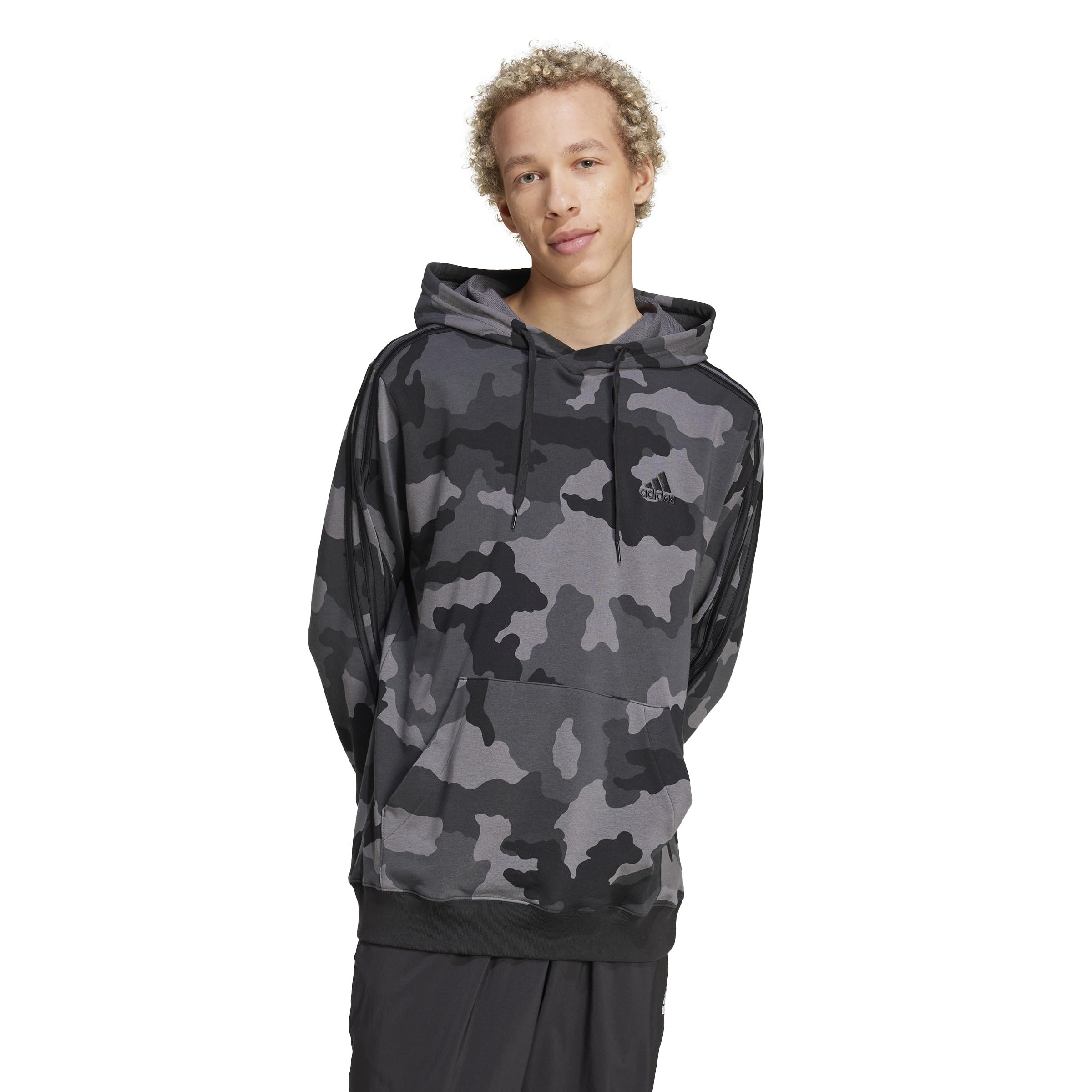 

Adidas Seasonal Essentials Camouflage Hoodie JNT54 Men s Black (IV7383)
