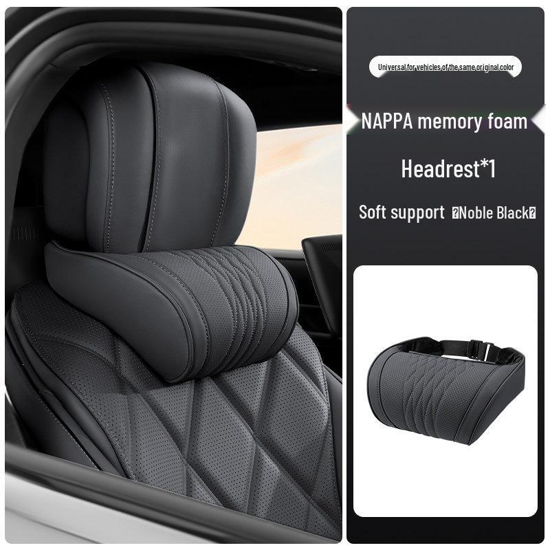Compatible Neck and Lumbar Support for 26 Nio Models (ES8/ES6/ET5) - Car Headrest Pillow and Backrest Accessories.