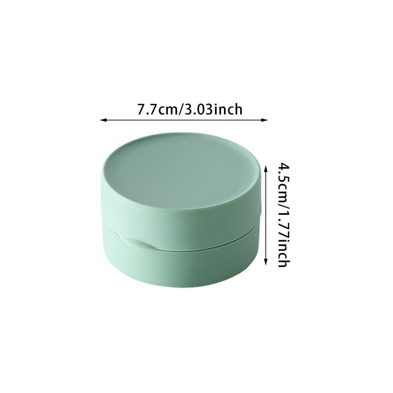 

1-4pcs Round Travel Soap Box Portable Soap Dishes Tray with Lid Waterproof Sealed Soap Container Bathroom Shower Bathroom Gadget