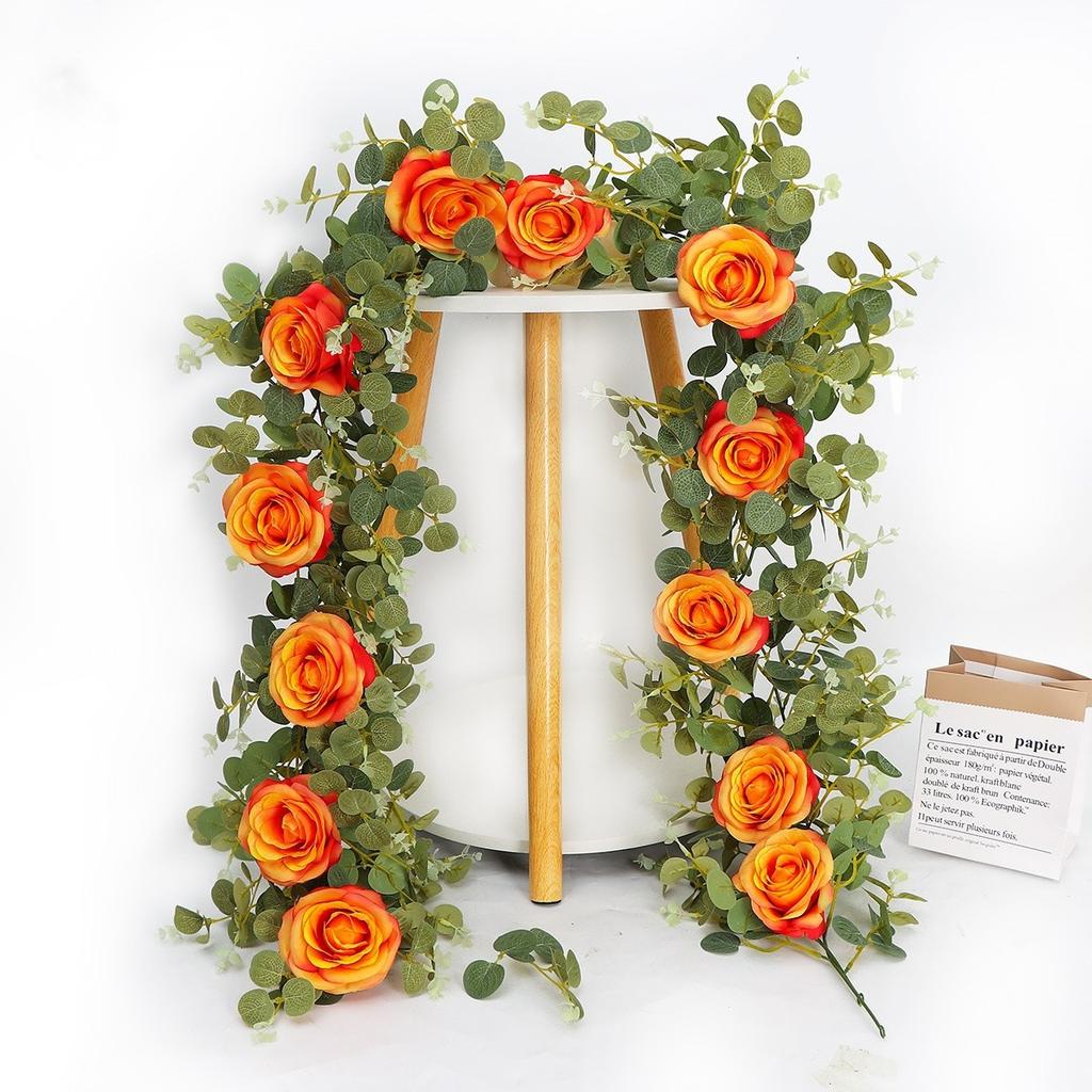1.85M Eucalyptus Leaves Rattan Party Wedding Money Leaves Rose Rattan Ins