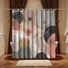 1pc Bathroom Shower Curtain, Illustration Design Workshop, Dynamic Art Festival Shower Curtain, with 12 Hooks, 180*180cm Bathr