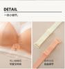 French luxury satin lace lingerie with crescent shaped inner cup, anti sagging and non empty cup