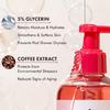 mCaffeine Brightening Body Wash 300ml Pack of 1 | Niacinamide & Raspberry Shower Gel for Dry Skin Glow