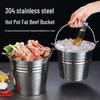 Yunduo 304 Stainless Steel Multipurpose Bucket with Lid