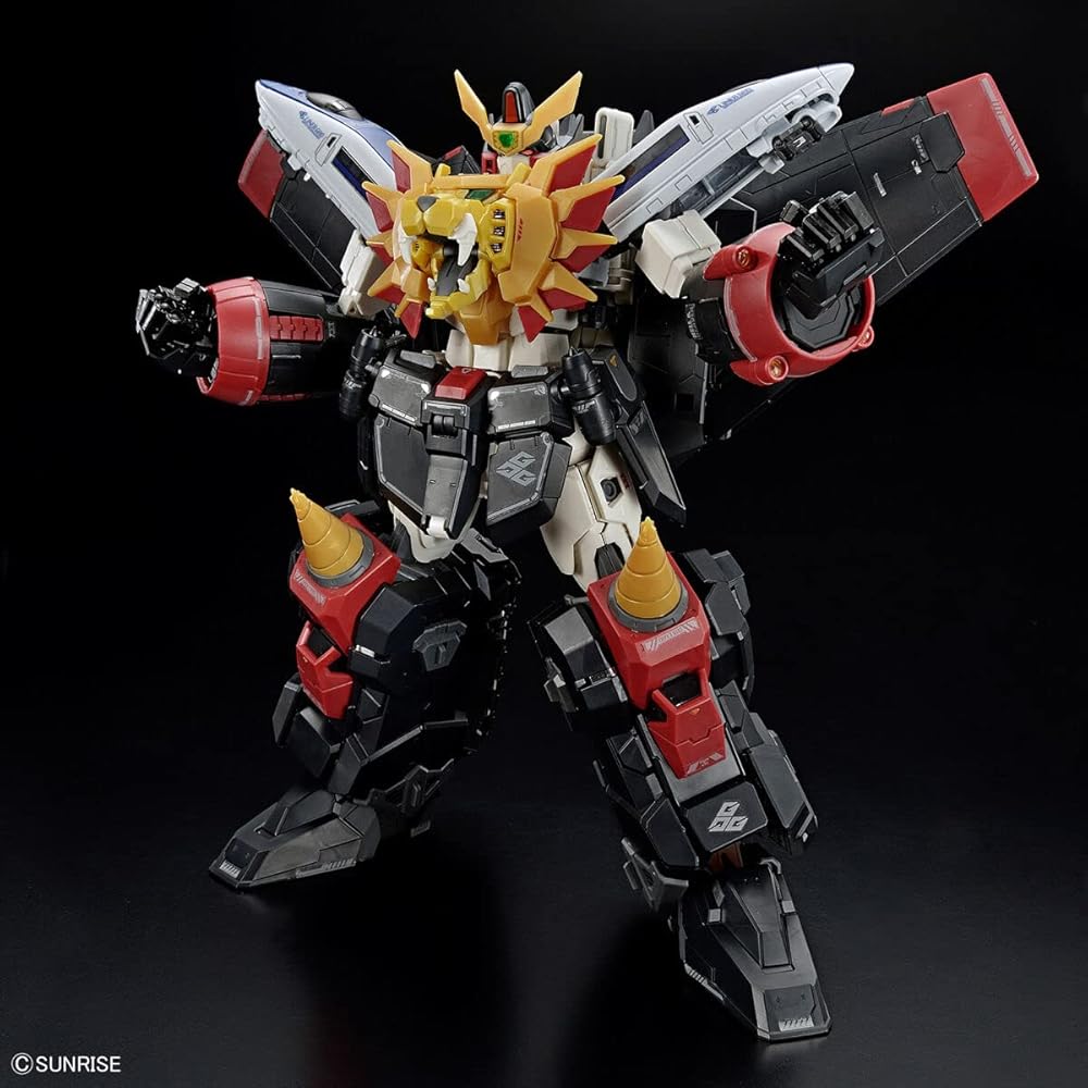 Bandai Spirits RG Gaogaigar Color-Coded Plastic Model Kit 1/144 Scale Collectible Figure
