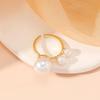 Japanese Luxury Open Pearl Knuckle Ring for Women - Trendy, Simple Decorative Ring