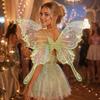 Back Attachment Butterfly Fairy Wings Sparkling Dress Up Wings Butterfly Costume Wings  Women Girls