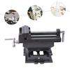 Precision 6" Cross Slide Drill Press & Milling Machine Vise, Bench Mount CNC Woodworking Clamp Tool for Workshop Table Mount