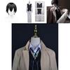Luksusowy Kostium Cosplay Dazai Osamu Peruka Płaszcz Bungo Stray Dog Halloween Karnawał