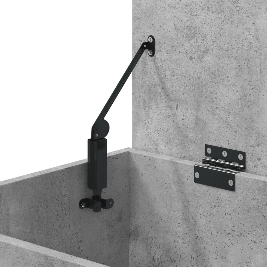 Aufbewahrungstruhe Betongrau 84x42x46 Cm Holzwerkstoff