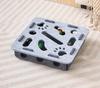 Pet Cat Puzzle Maze Holes Toys Felt Box With Bell Ball Kitten Playing Toys Interactive Funny Combination Set Cat Supplies