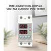 Din Rail Dual Display Adjustable Over Voltage Current And Under Voltage Protective Device Protector Relay 40A 63A 80A 220V 230V