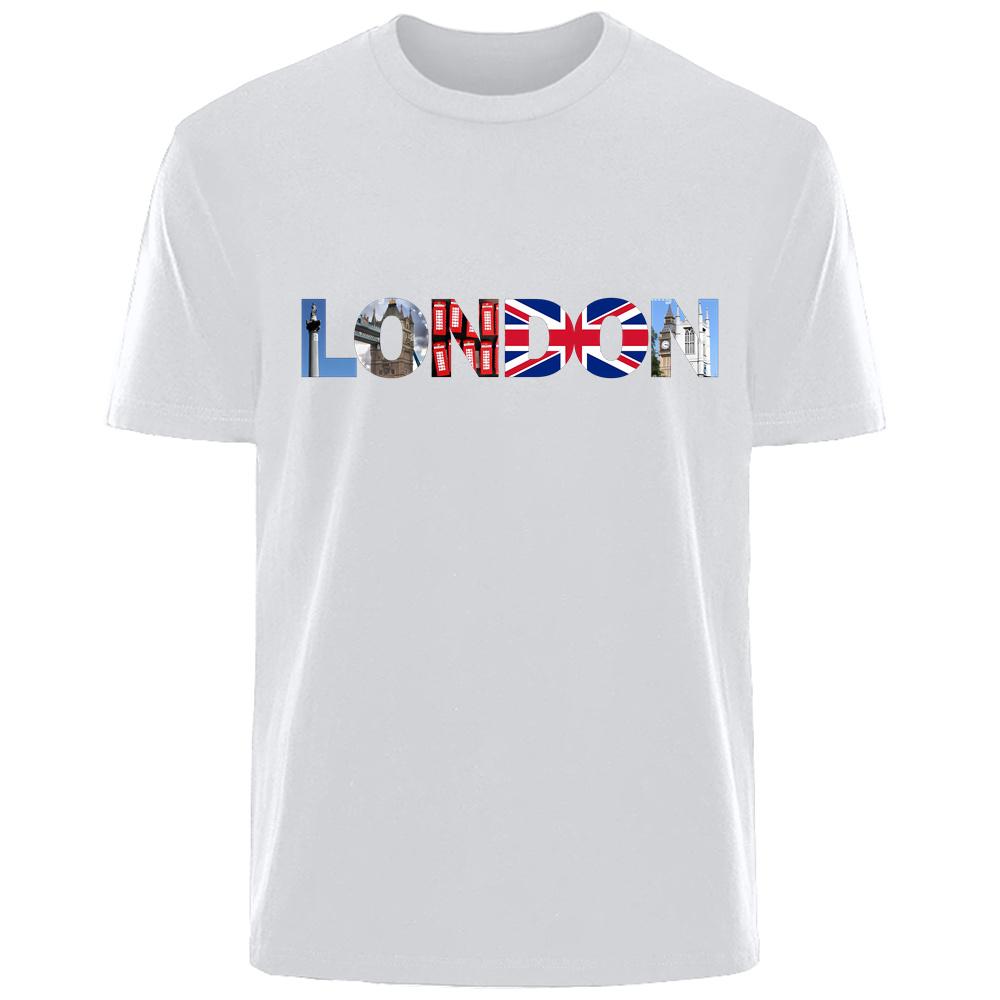 Creative Simple  Printed Summer High Quality Men's 100% Cotton Breathable T-Shirt Casual Fashion Men's Street Wear