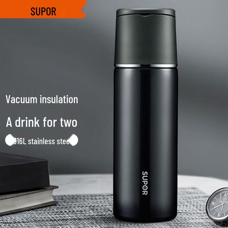 

Supor 316L Stainless Steel Portable Thermos Cup with Tea Infuser