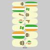 St. Patrick's Day Green Shamrock Unicorn Nail Stickers - Waterproof Full Cover