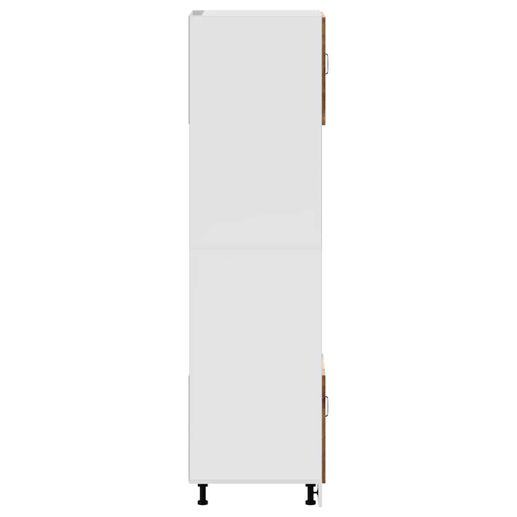 Porto Oven Cabinets (2 Pcs) Vintage Wood Look Particleboard