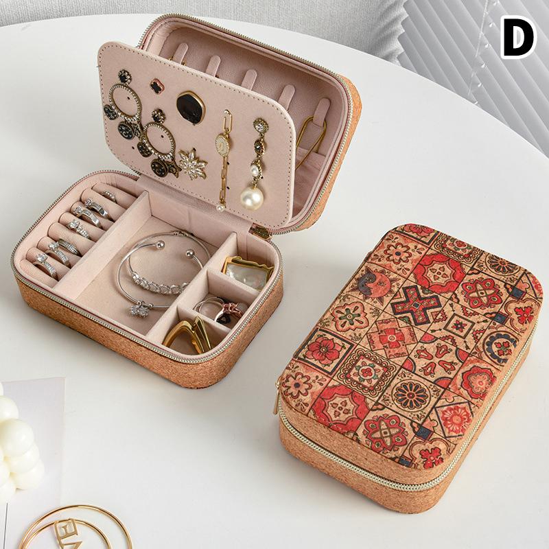 

Органайзер для украшений Дисплей Футляр для украшений Коробка Дорожная Портативная Шкатулка для украшений Органайзер для хранения Держатель для серег Подарок
