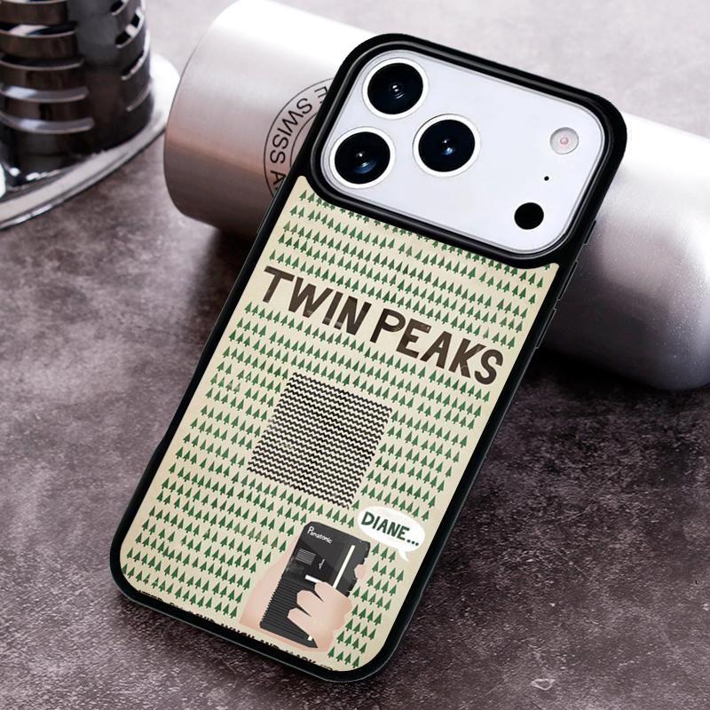 Welcome To Twin Peaks soft Phone Case For iPhone 17,16e,15,14,13,12,11,Mini,Pro,MAX soft Silicone Cover