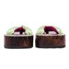 Geta Burnt [KYOETSU] Clogs, Dull, Paulownia, Women's (3 Khaki, one_size)