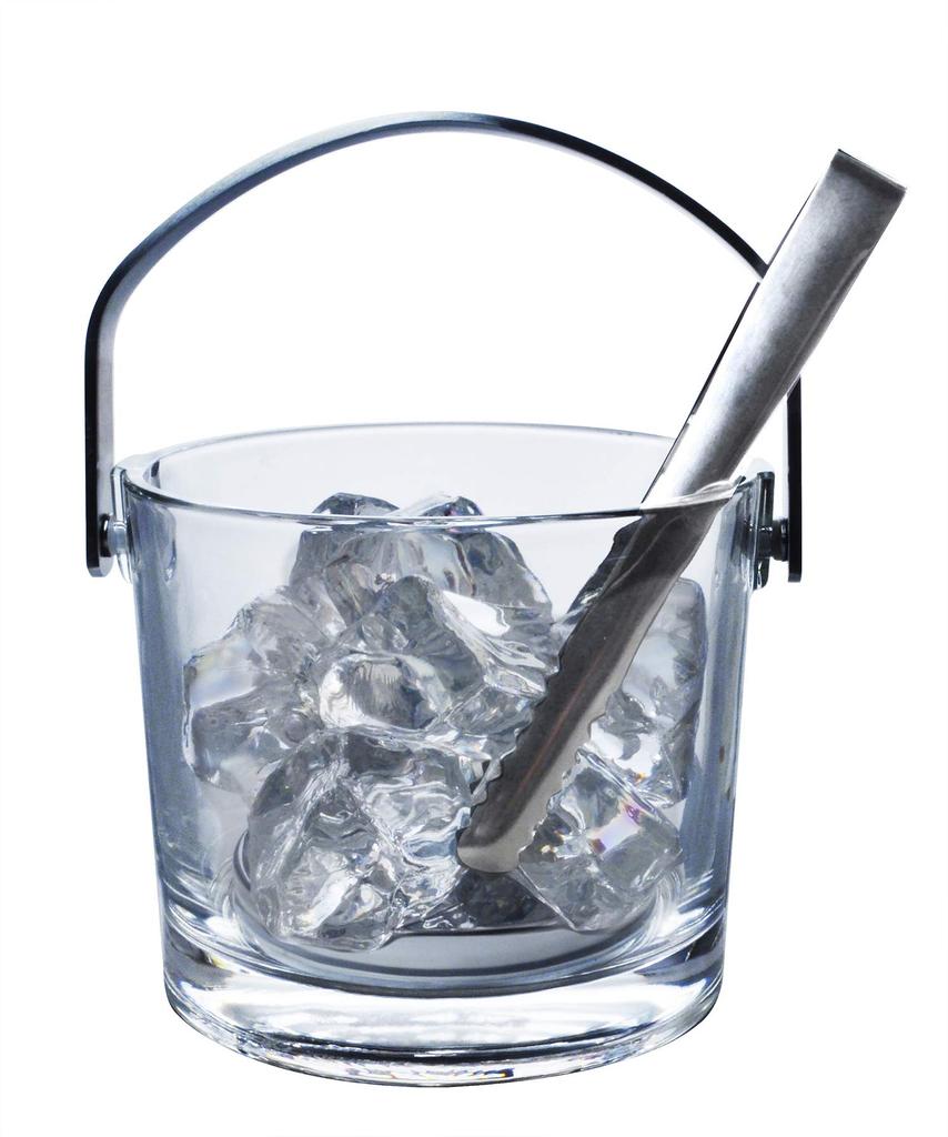 Toyo Sasaki Glass Ice Made in Ice Ice Ice Bucket, Japan, Container, Bucket, Container, P-12601-JAN