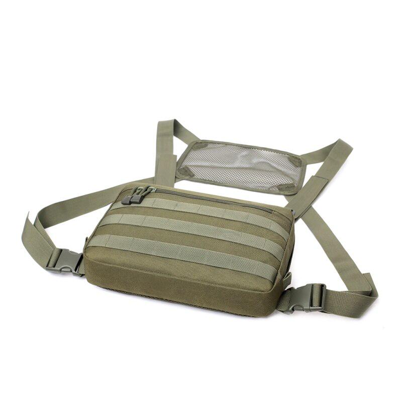 Pánské náprsní tašky Nastavitelný Oxford Taktický hrudní postroj Hop Streetwear Funkční taška přes rameno Ledvinky Cestovní doplněk