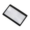 3X PVC Fresnel Lens Magnifier Pocket Credit Card Size PVC Frame Lightweight High Safety Square Lens Shape Magnifier